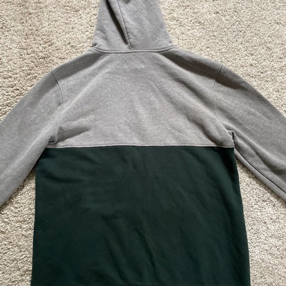 Goodfellow & Co Men's Color Blocked Green and Gray Jacket Hoodie Size Medium - Picture 3 of 5